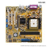 Asus K8V-MX Socket 754 K8M800 VGA SATA RAID 6CH MATX