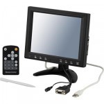 8" TFT Monitor Touchscreen VGA, USB, AV-port black